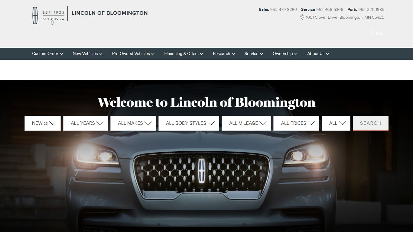 Lincoln of Bloomington: Lincoln Dealership Bloomington MN | Near ...